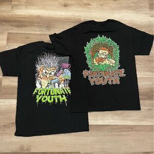 Y2K Fortunate Youth Tour Shirt Men’s Large Breaking Bad Black EUC